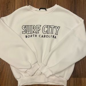 SHEIN Surf city crew neck